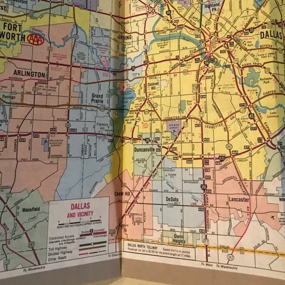 VINTAGE 1980s Texas Travel Brochures and Map - Picture 11 of 16